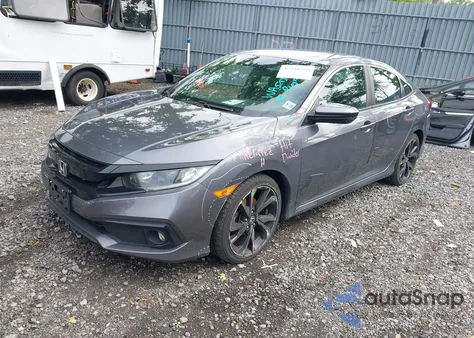 2020 Honda Civic Sport from USA, damaged, VIN 2HGFC2F83LH581635